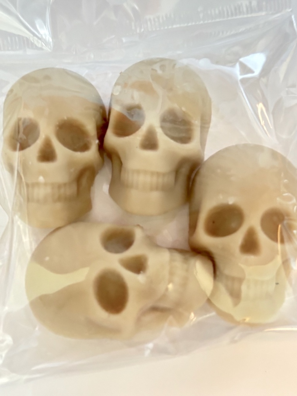 Kinda Funky Floral Skull Wax Melts 43mm x 25mm (4)